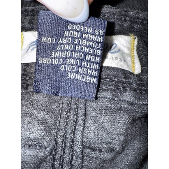 Madewell Corduroy Pants Womens Straight‎ Leg Gray Stretch Jeans Size 31 - Picture 4 of 11